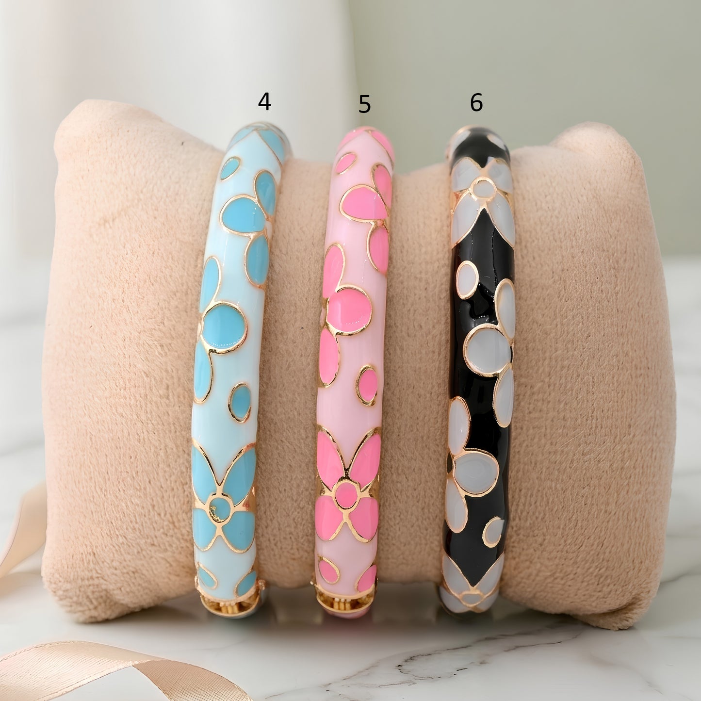 Colorful Enamel Bangles For Women