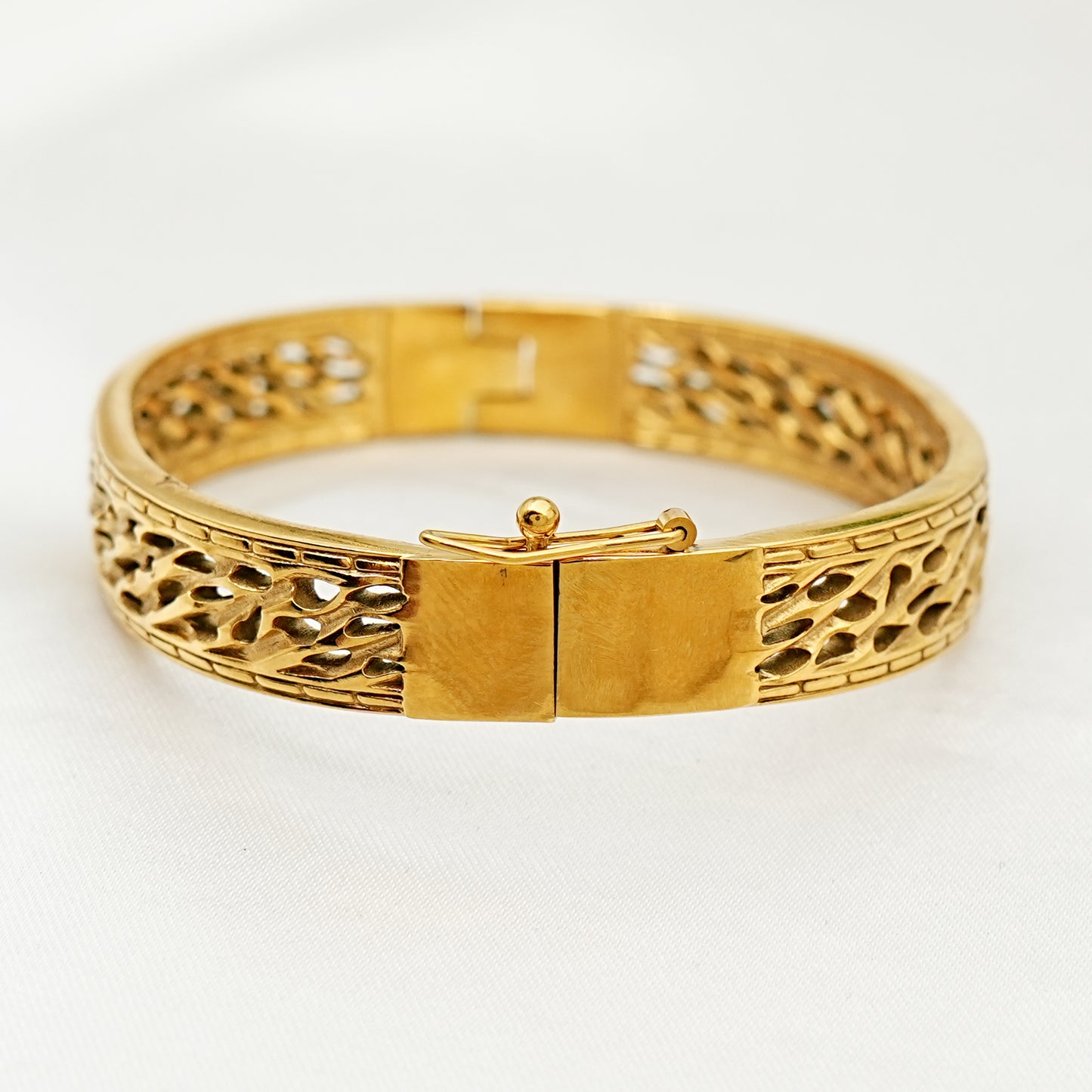 Golden Filigree Gold Plated Bracelet