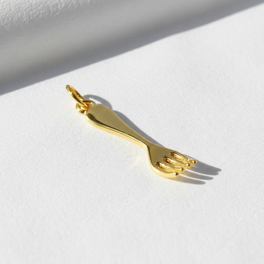 Cute Spoon & Fork Charms For Bracelet Necklace