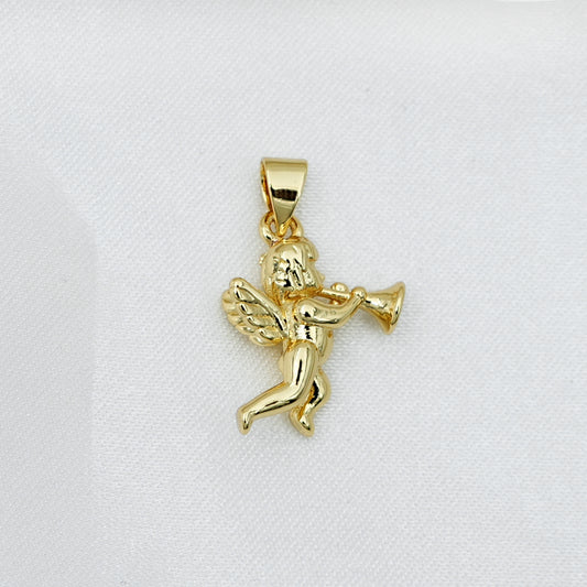 Gold Cupid Angel Charm