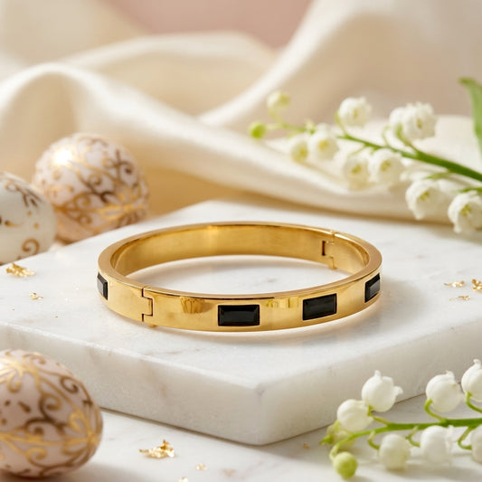Gold Filled Wave Bangle