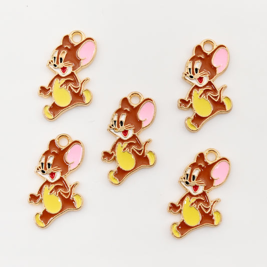 Enamel Mouse Character Charm