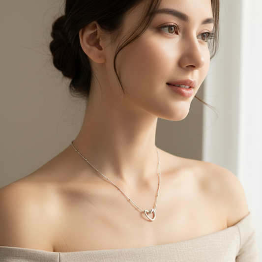 Heart Pendant Necklace for Women - Elegant Love Jewelry