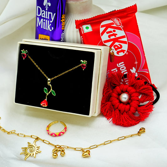 Elegant Rose Jewelry Gift Hamper