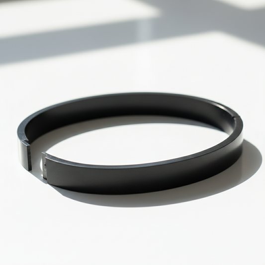 Minimal Black Matte Bracelet