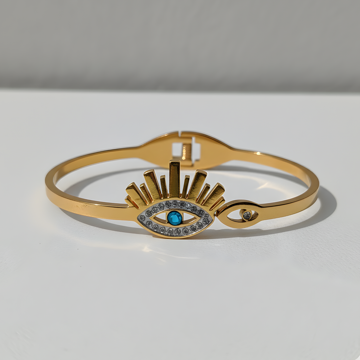 Sunburst Evil Eye Bangle