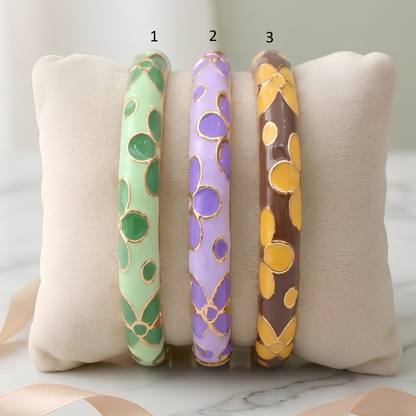 Colorful Enamel Bangles For Women