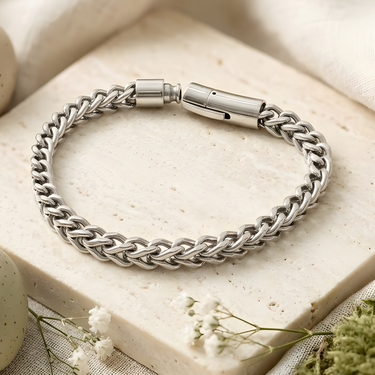 Cuban Link Chain Bracelet For Men