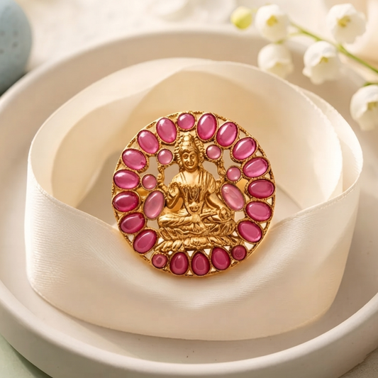 Lakshmi Design Temple Ring