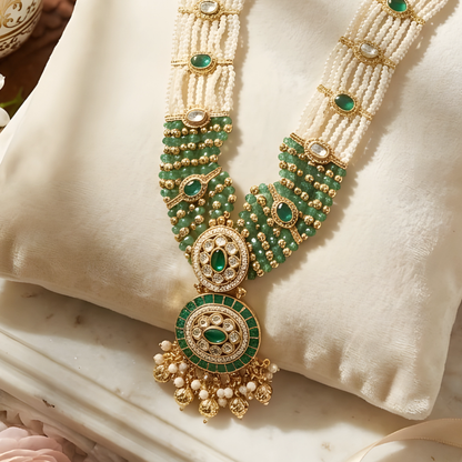 Kundan Choker Necklace Set with Matching Earrings