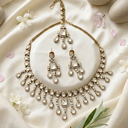 Polki Bridal Necklace Set
