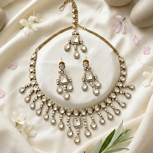 Polki Bridal Necklace Set