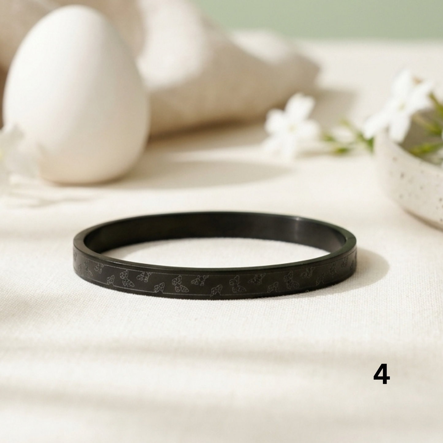 Midnight Luxe Textured Bangle Collection