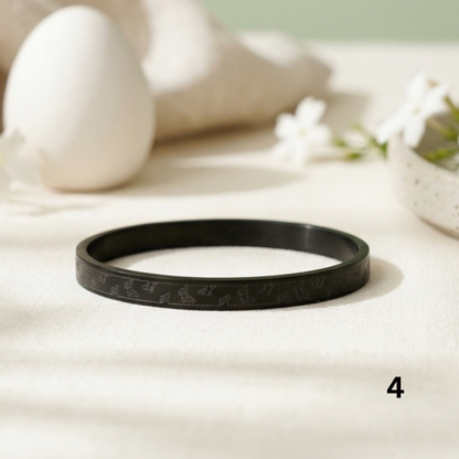 Midnight Luxe Textured Bangle Collection
