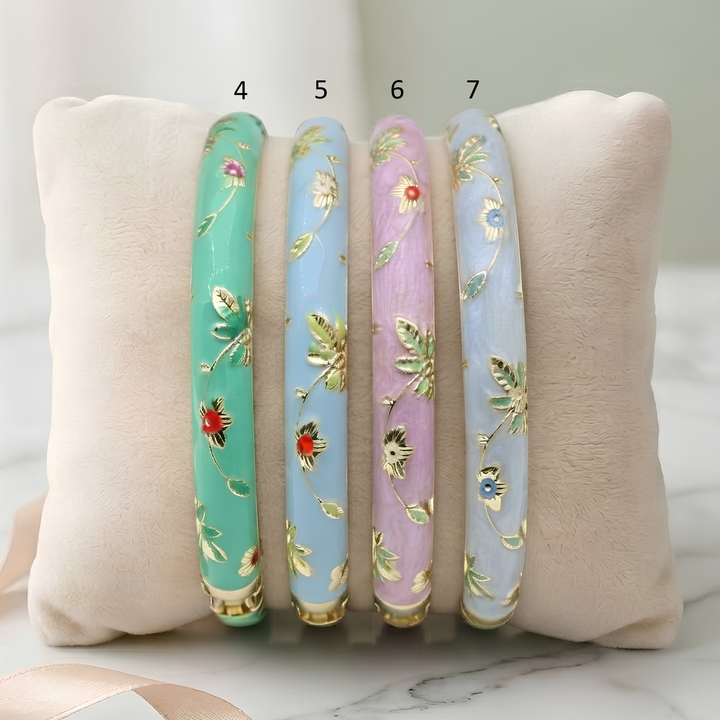 Enamel Bangles For Women