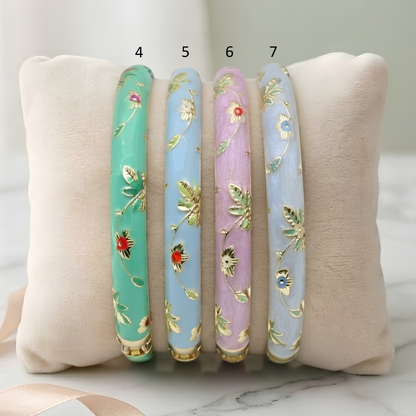 Enamel Bangles For Women