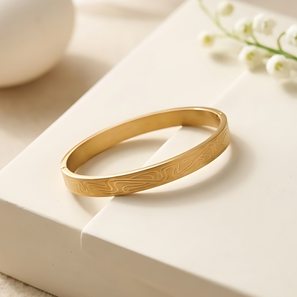 Elysian Textured Gold Bracelet