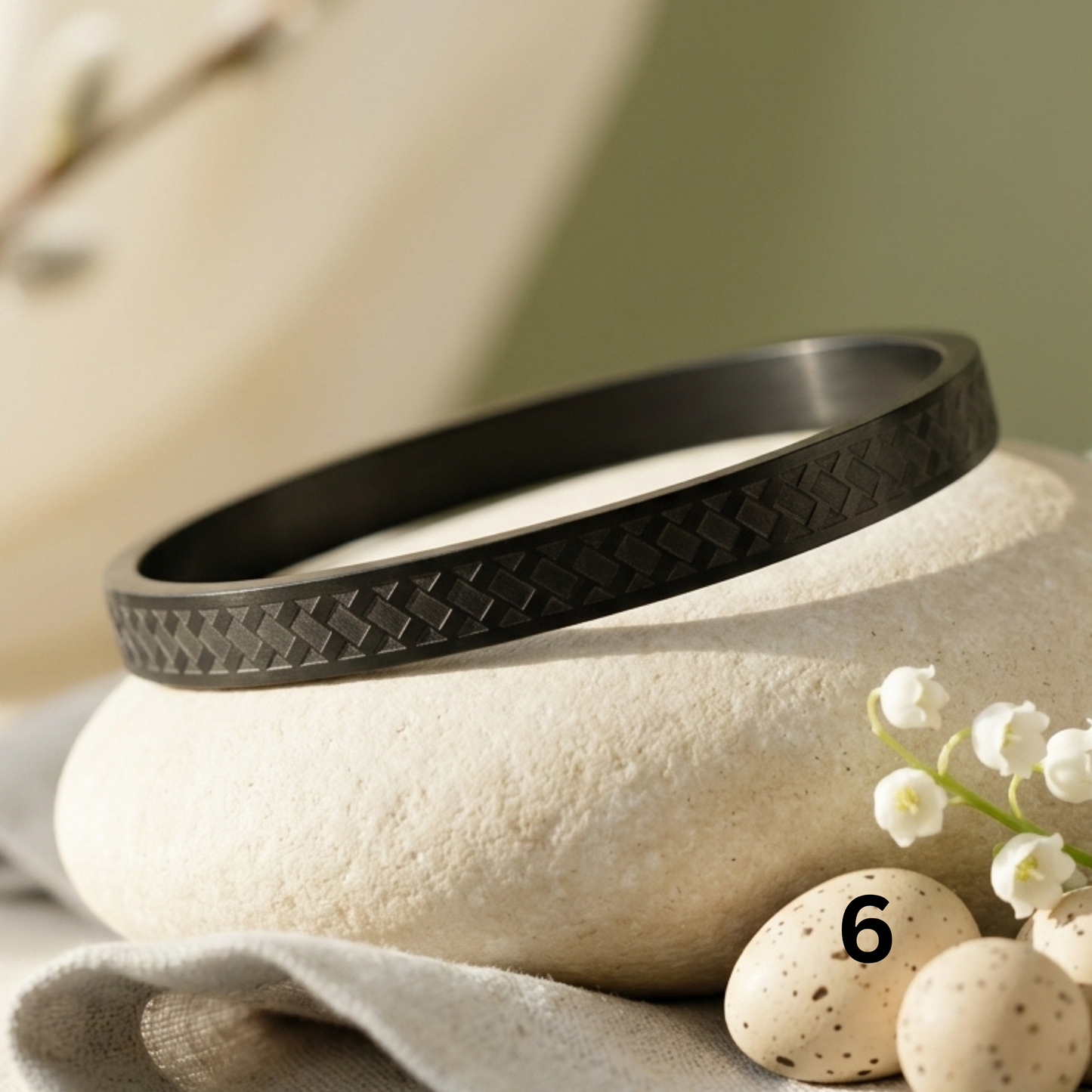 Midnight Luxe Textured Bangle Collection