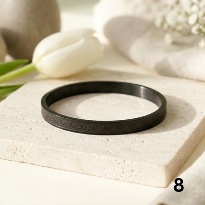 Midnight Luxe Textured Bangle Collection