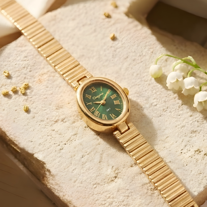 Vintage Style Gold-Tone Watch for Women