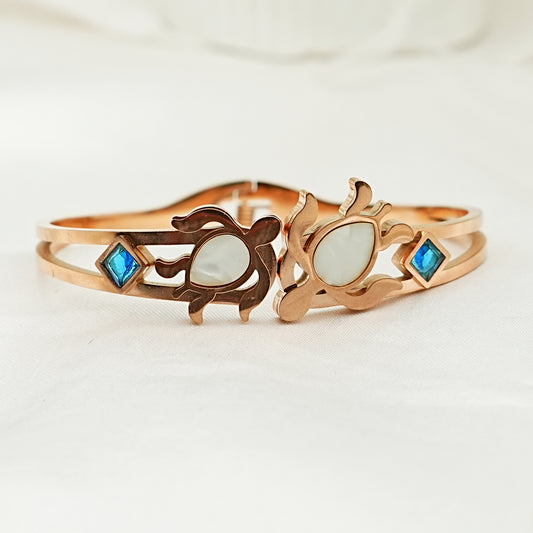 Rose Gold Sea Turtle Bracelet