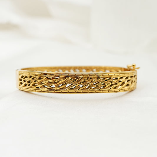 Golden Filigree Gold Plated Bracelet