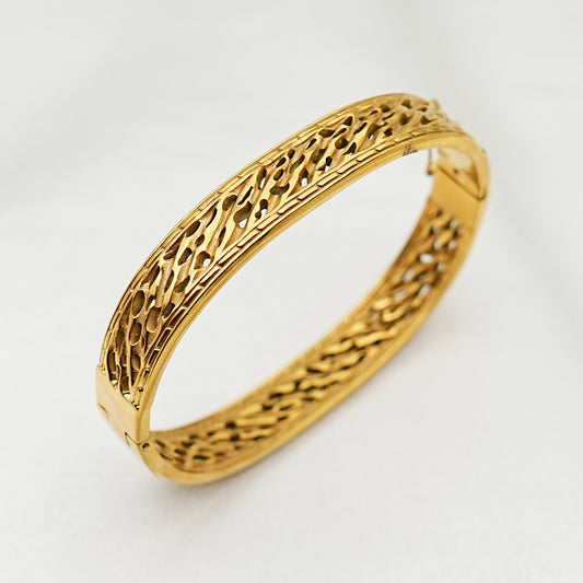 Golden Filigree Gold Plated Bracelet