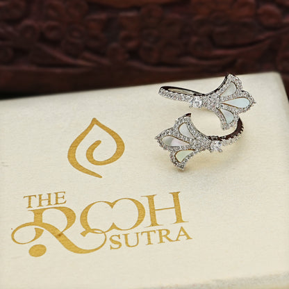 Butterfly Wing Open Ring