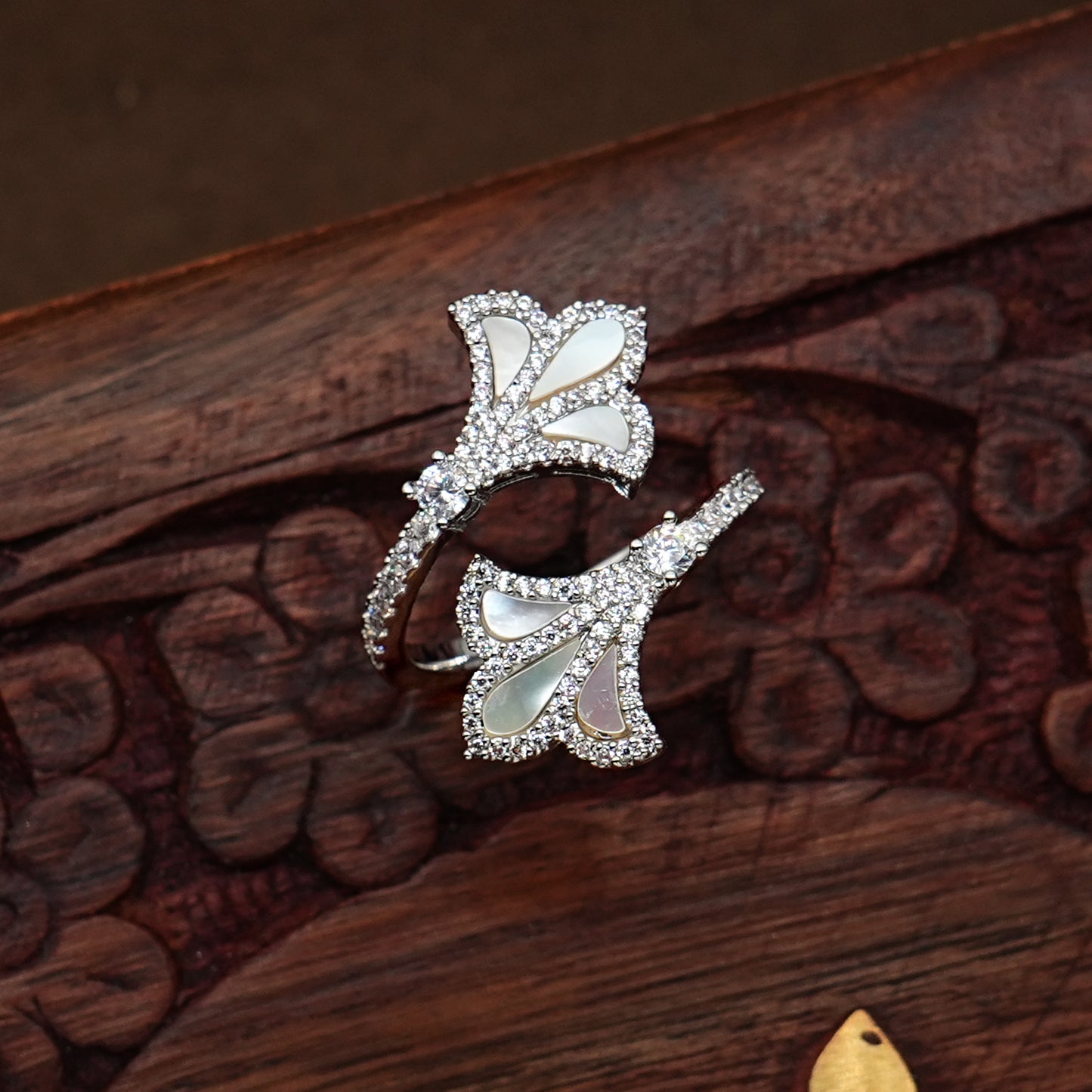 Butterfly Wing Open Ring