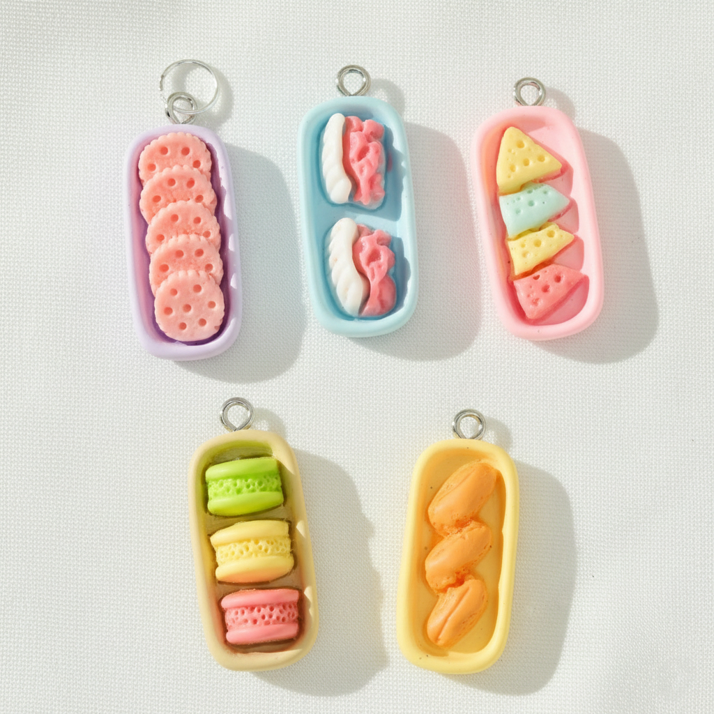 Mini Dessert Food Charms For Bracelet Necklace