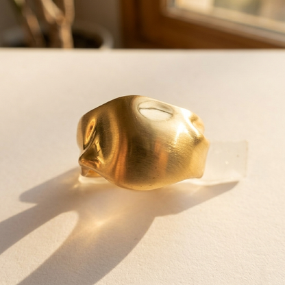 Chunky Gold Dome Ring