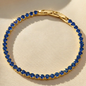 Blue Moissanite Tennis Bracelet