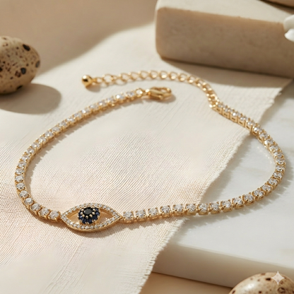 Evil Eye Tennis Bracelet