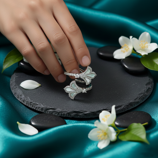 Butterfly Wing Open Ring