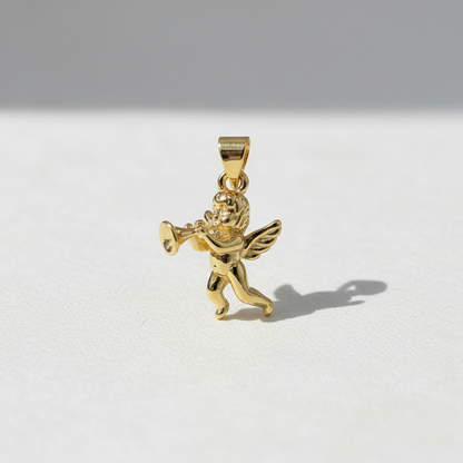 Gold Cupid Angel Charm