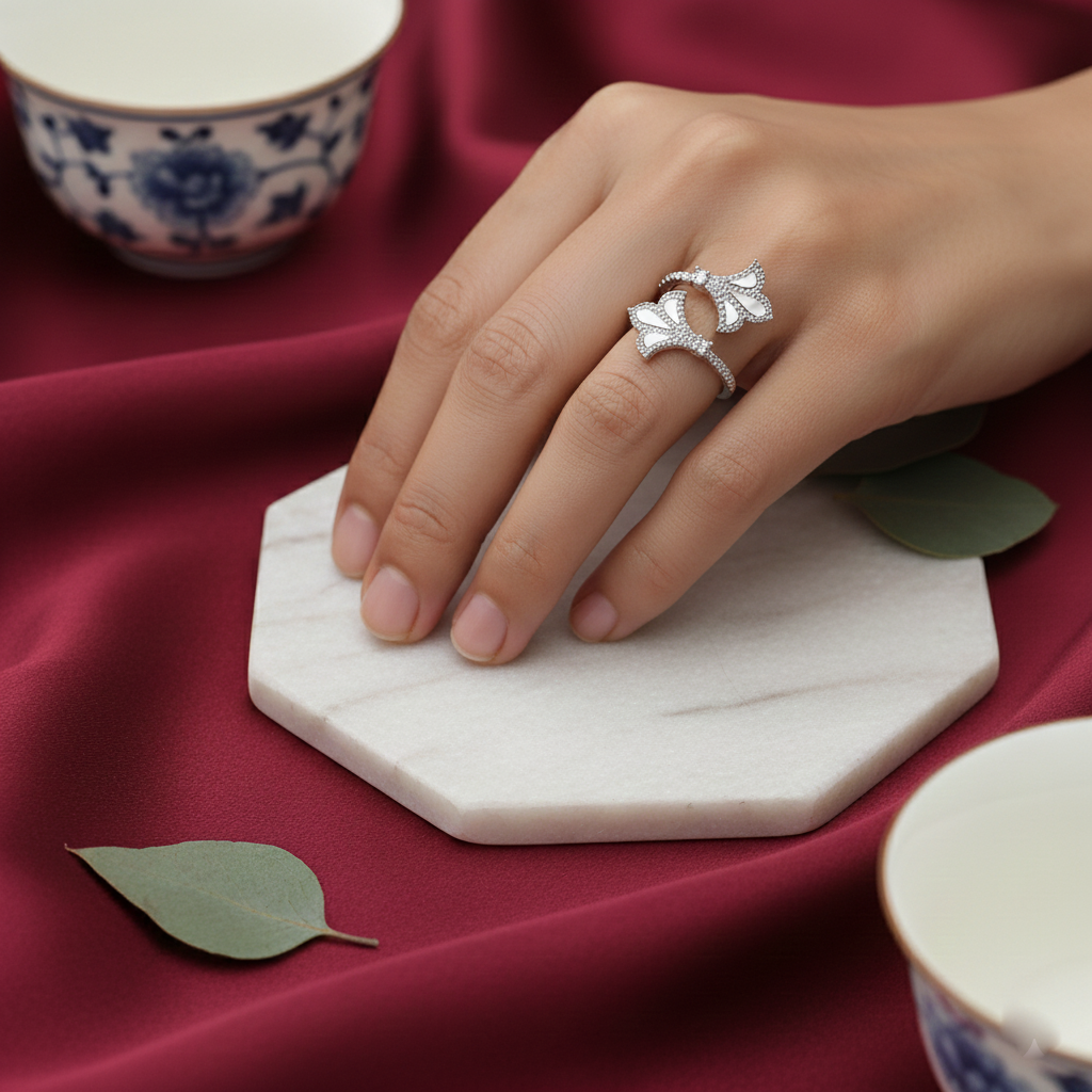 Butterfly Wing Open Ring