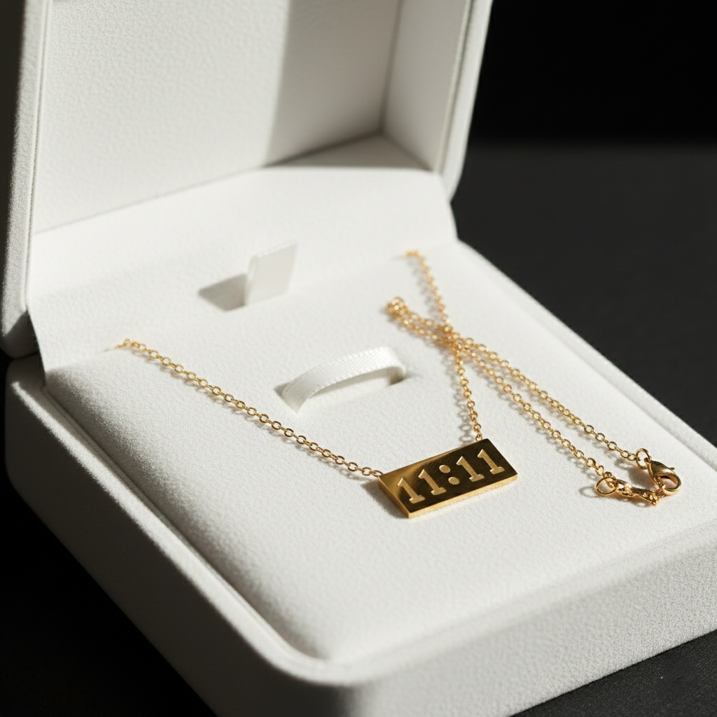 11:11 Manifestation Bar Necklace