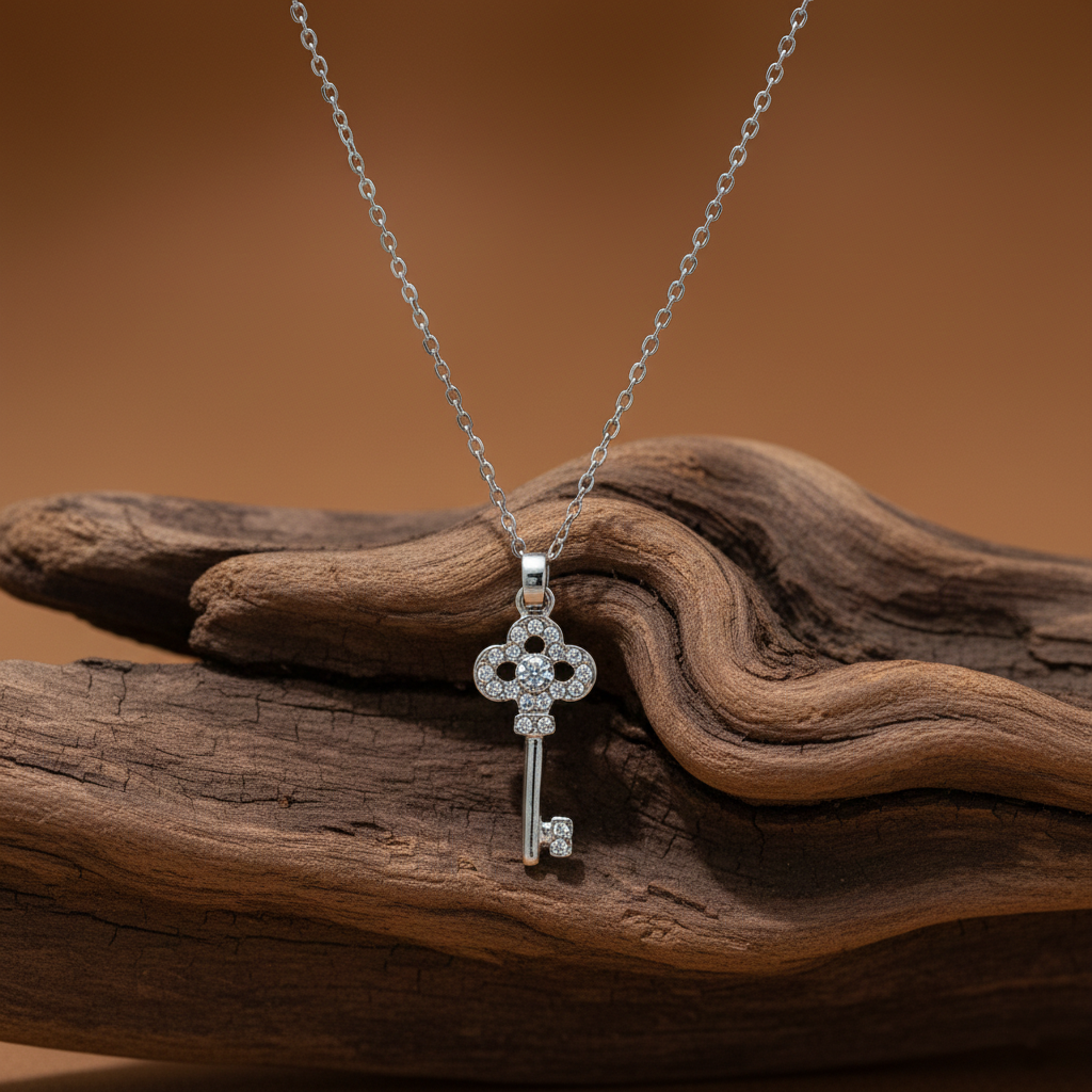 Key Pendant Necklace – Symbol of Love & New Beginnings
