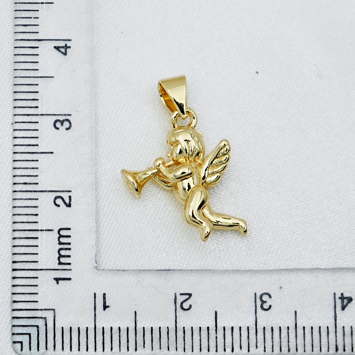 Gold Cupid Angel Charm