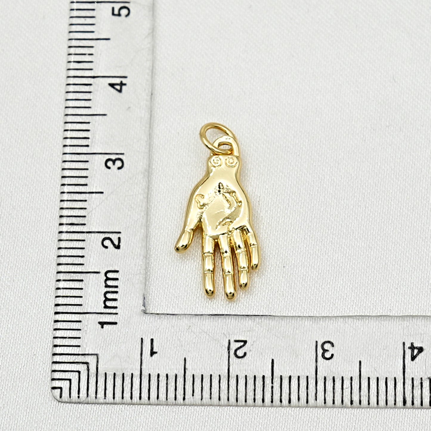 Gold Hand Charm – Protective Palm Pendant