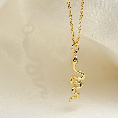 Gold Simple Snake Charm