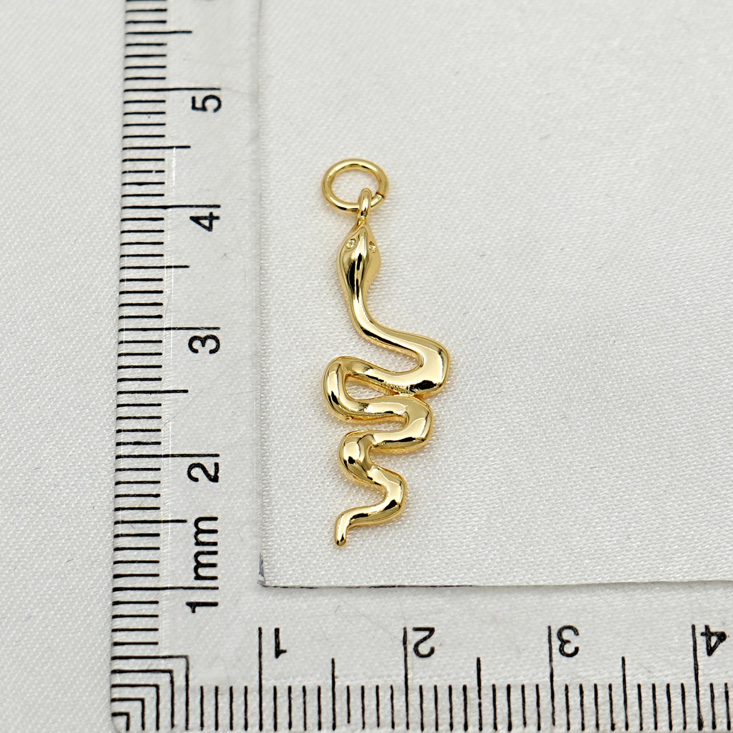 Gold Simple Snake Charm