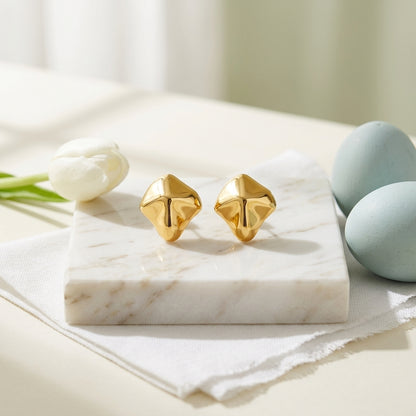 Modern Sculpted Statement Earrings