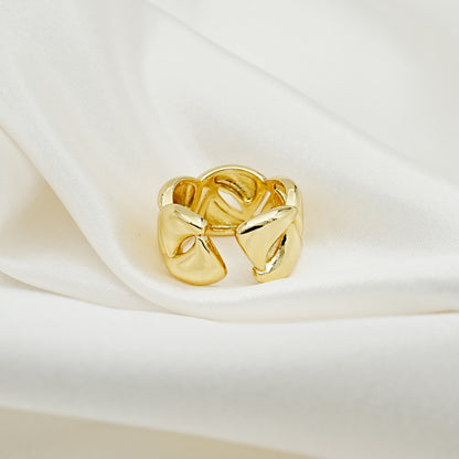 Bold Gold Chain Link Ring