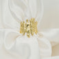 Gold Chunky Textured Ring