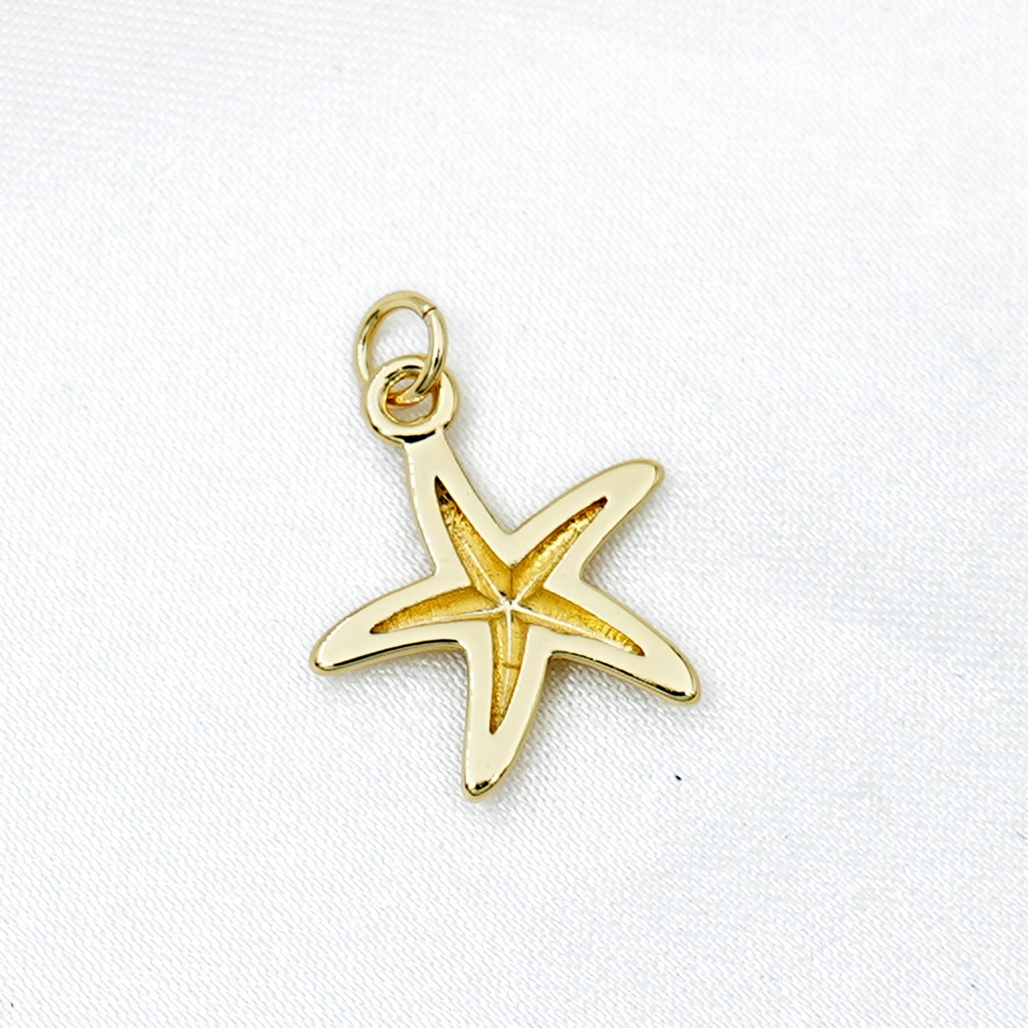 Gold Starfish Charm