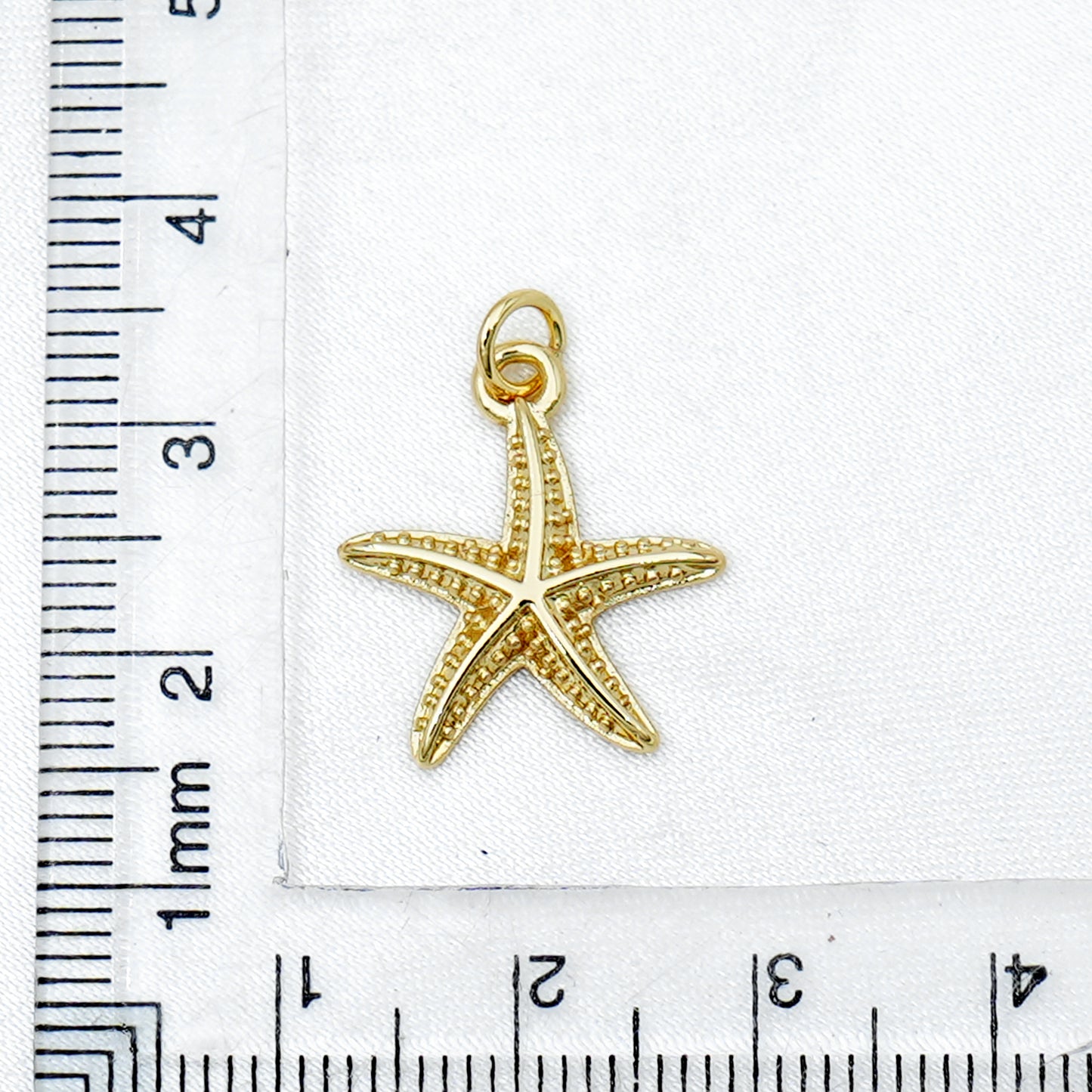 Gold Starfish Charm