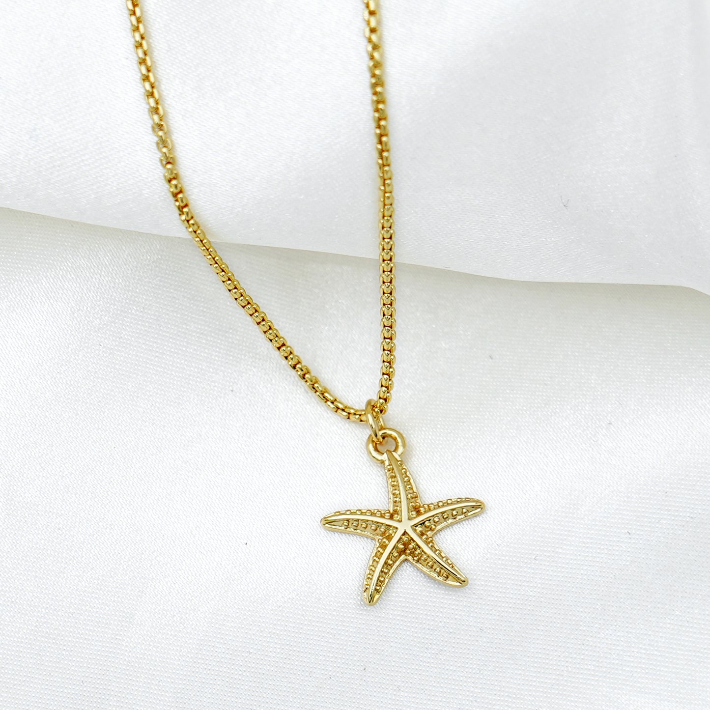 Gold Starfish Charm