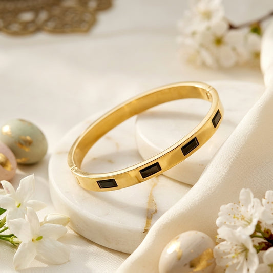 Gold Filled Wave Bangle
