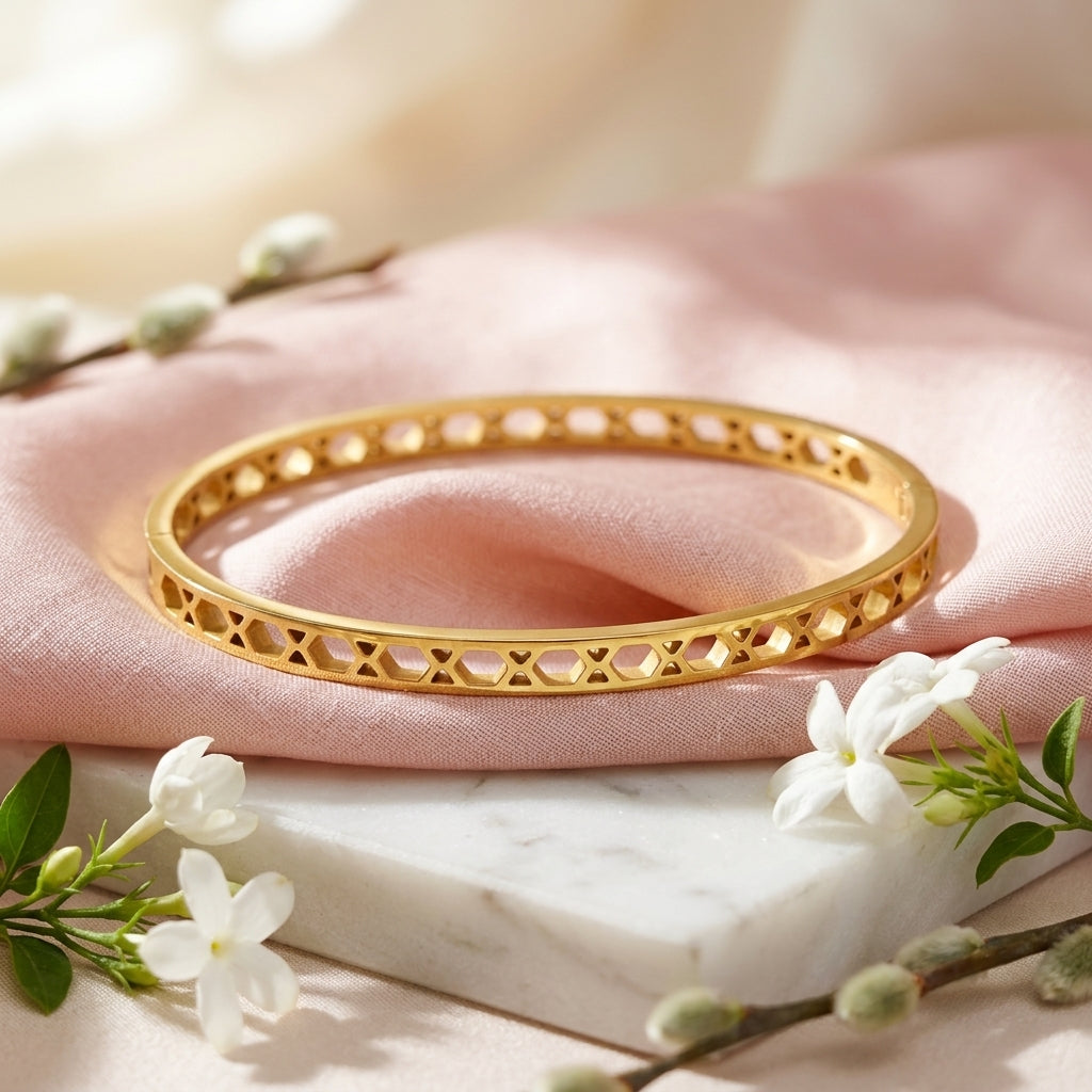Minimalist Honeycomb Bracelet